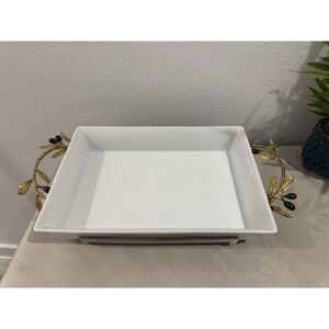 Michael Aram Olive Branch 3qt Casserole Dish